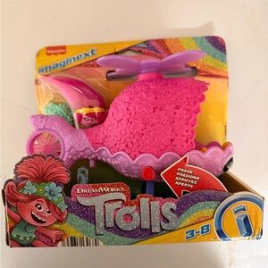 Dreamworks Trolls Pink and Purple Carriage